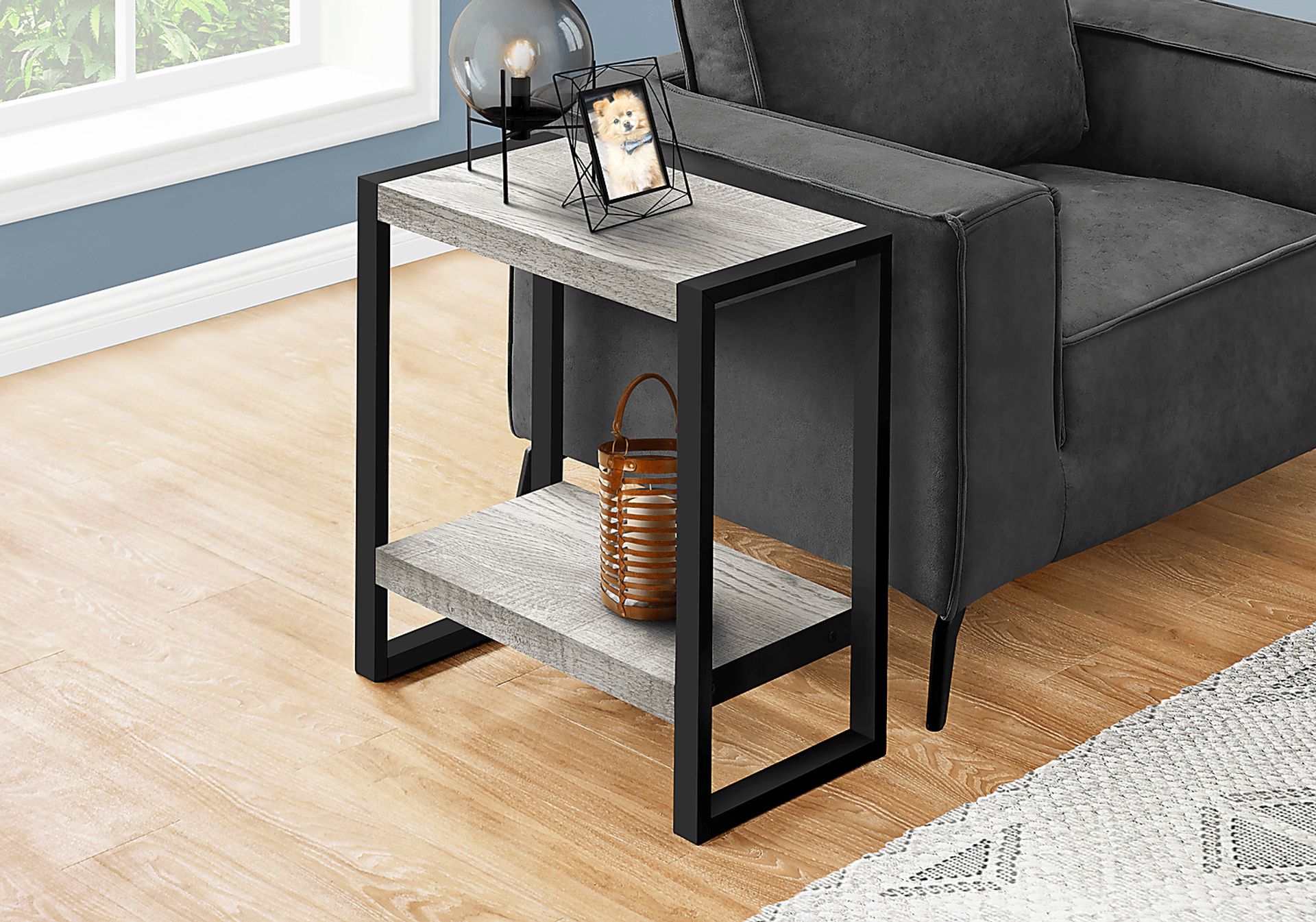 Willark Gray Side Table - Image 2