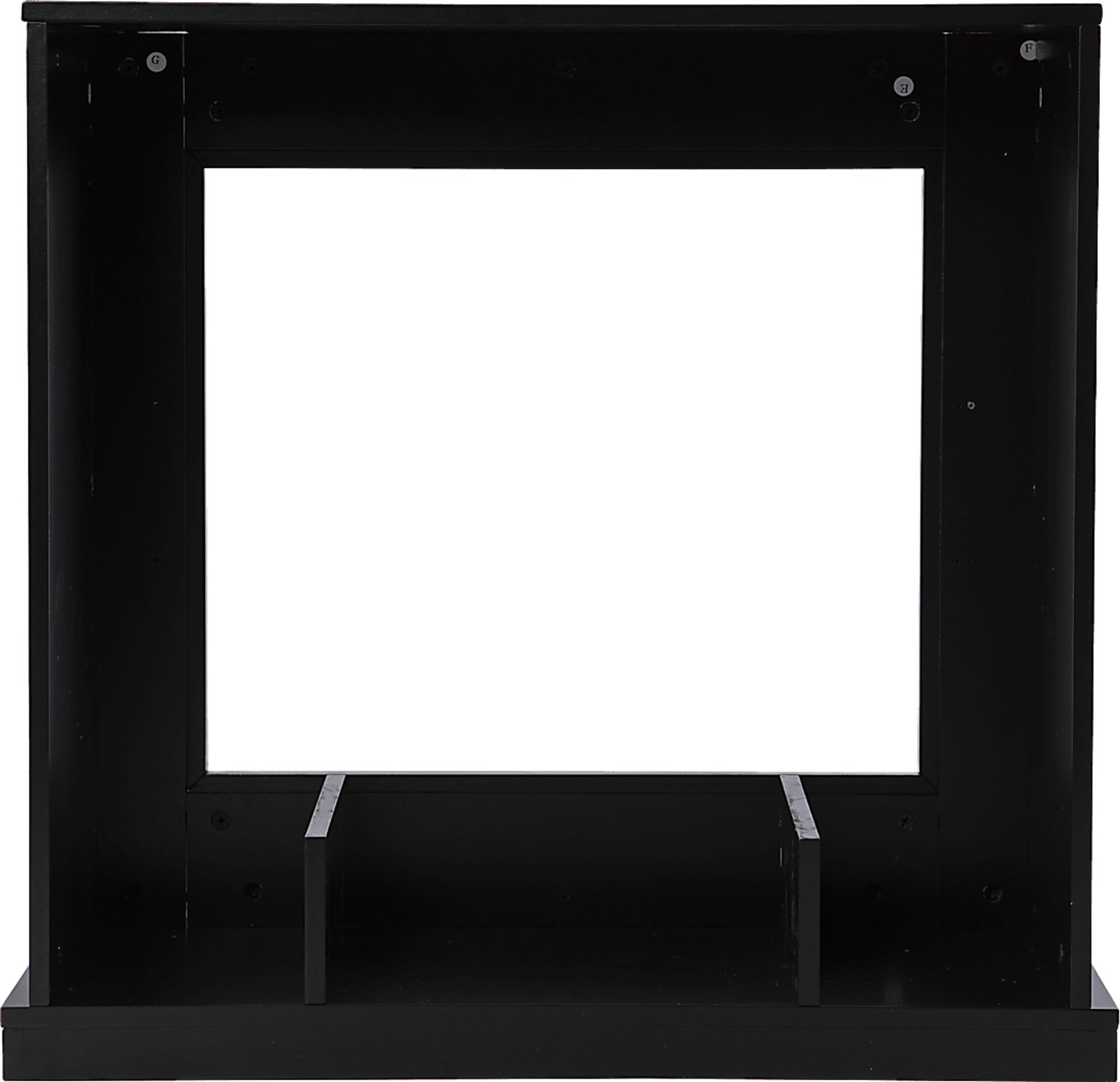Willaurel IV Black 33 in. Console, With Touch Panel Electric Log Fireplace - Image 2