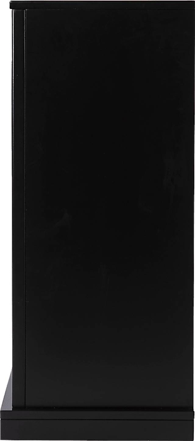 Willaurel IV Black 33 in. Console, With Touch Panel Electric Log Fireplace - Thumbnail - Image 3