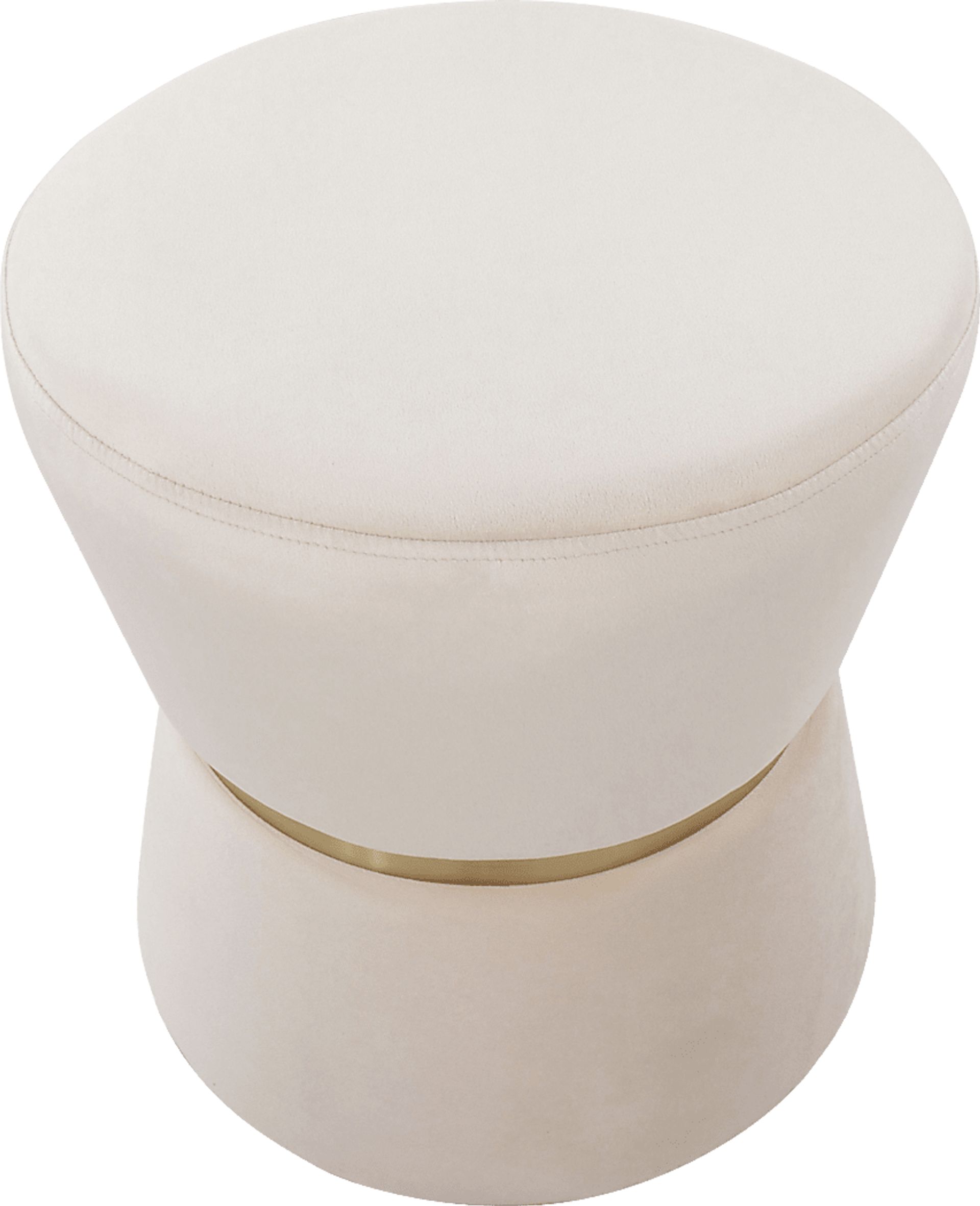 Willella Cream Ottoman - Image 1