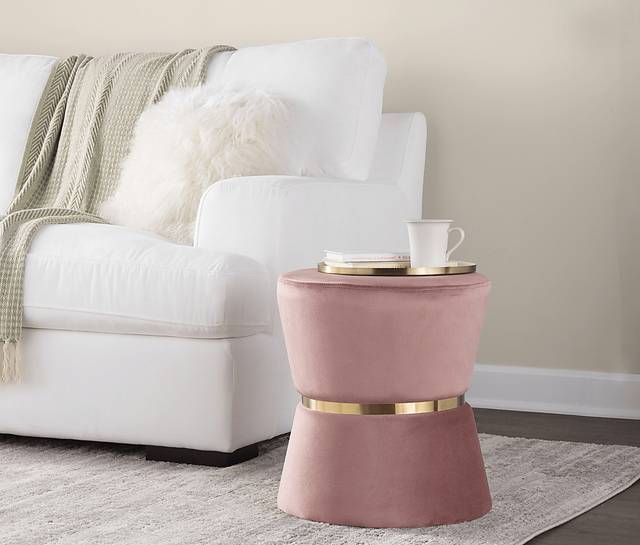 Willella Pink Ottoman - Thumbnail - Image 4