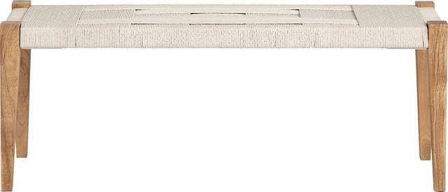 Willemite Brown Accent Bench - Thumbnail - Image 2