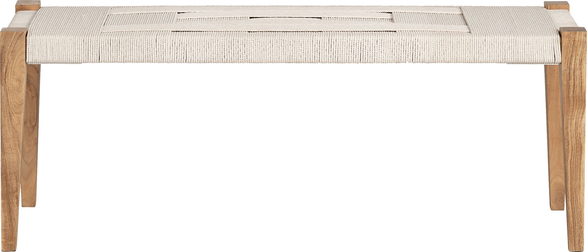 Willemite Brown Accent Bench - Image 2