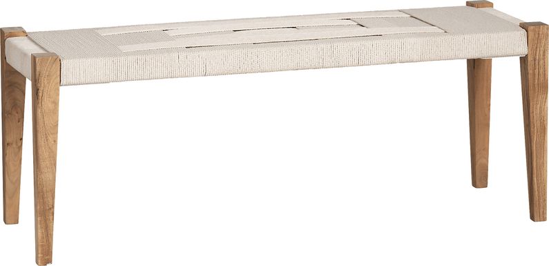 Willemite Brown Accent Bench