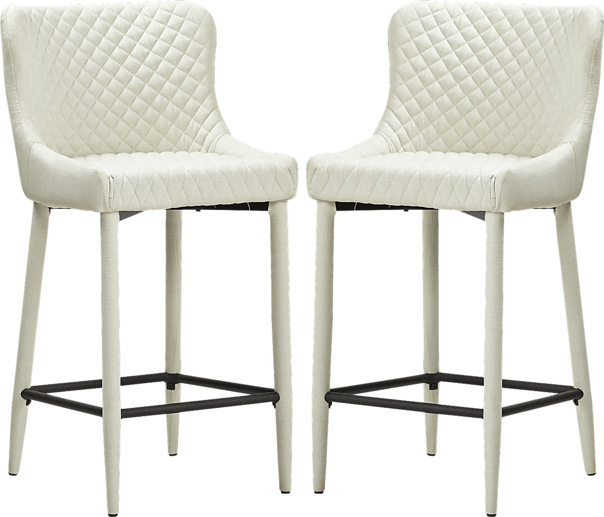 Willet Ivory Counter Height Stools (Set of 2) - Image 1
