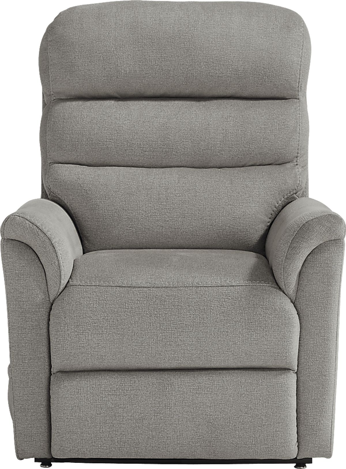 Willeta Gray Microfiber Power Lift Recliner | Rooms to Go