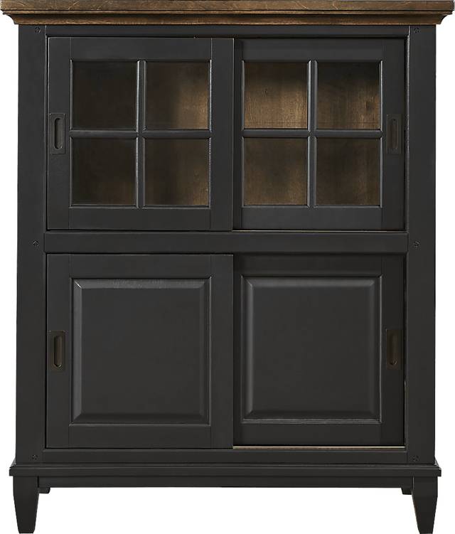 Williamsport Black Cherry Sliding Door Curio - Thumbnail - Image 2