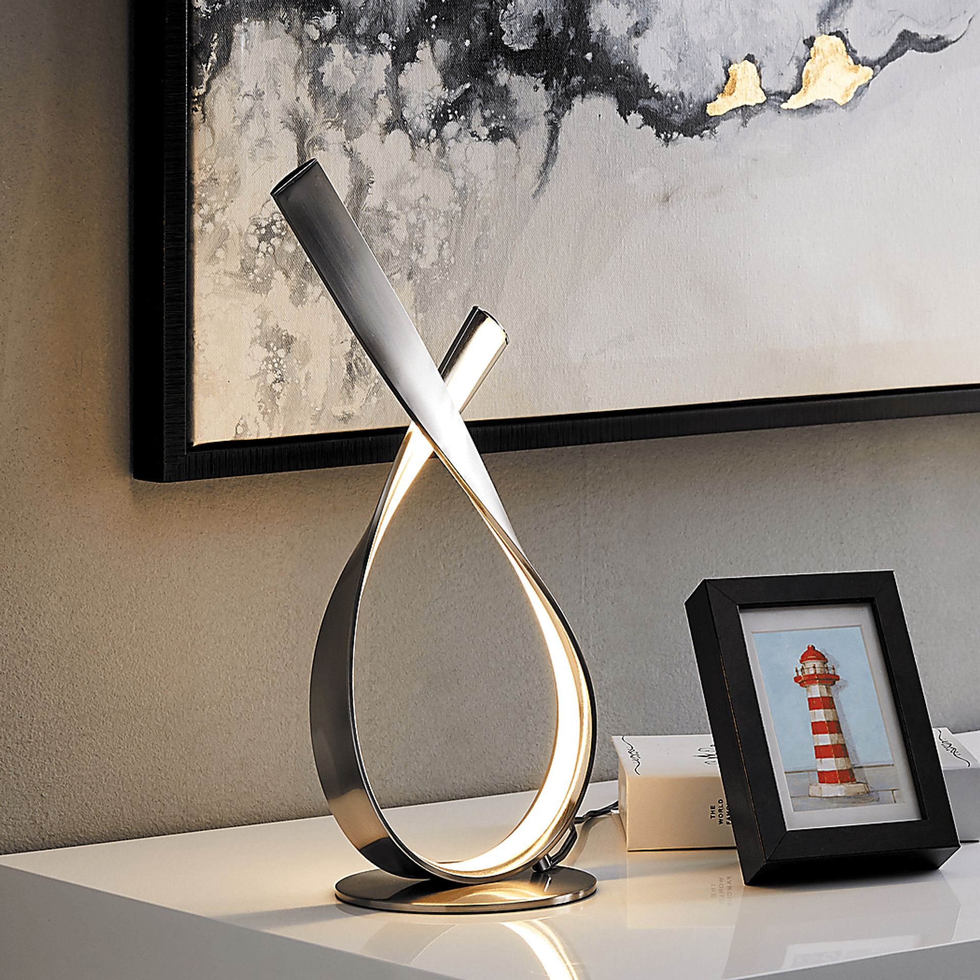 Williston Park Silver Table Lamp - Image 3