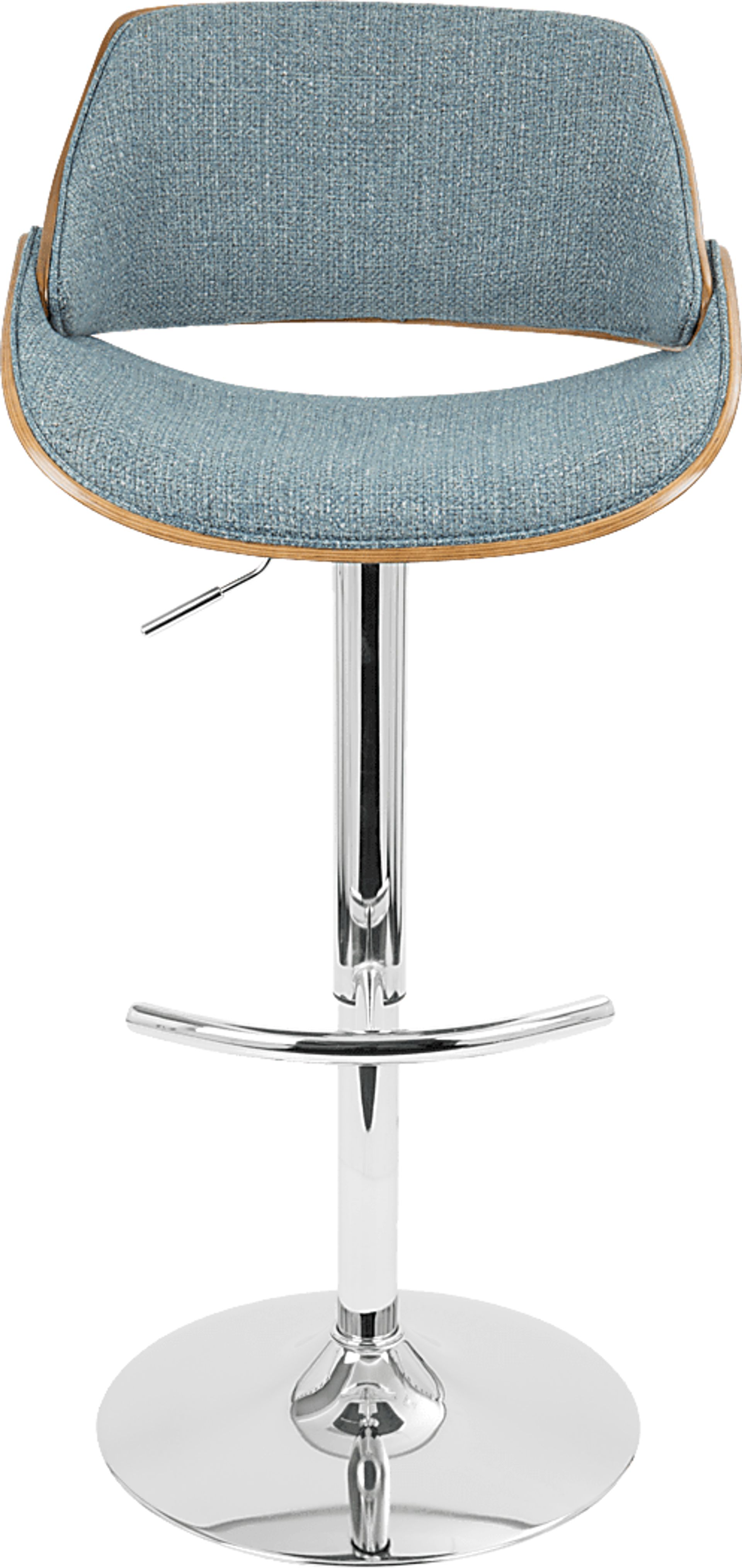 Willmann Blue Adjustable Barstool, Set of 2 - Image 7