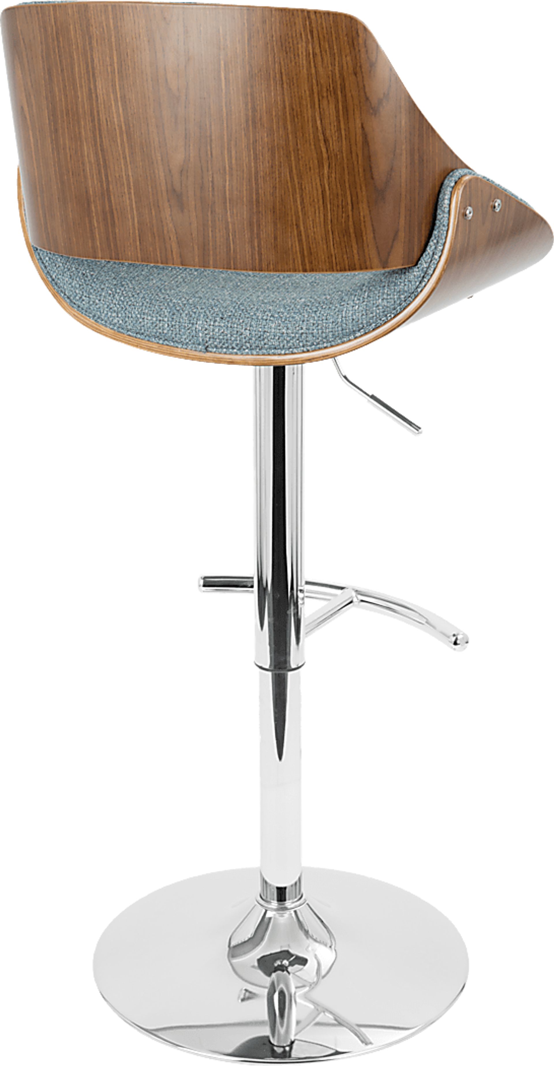Willmann Blue Adjustable Barstool, Set of 2 - Image 8