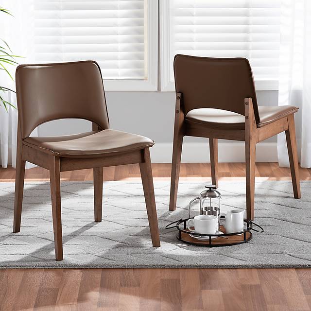 Willmohr Walnut Side Chair, Set of 2 - Thumbnail - Image 6