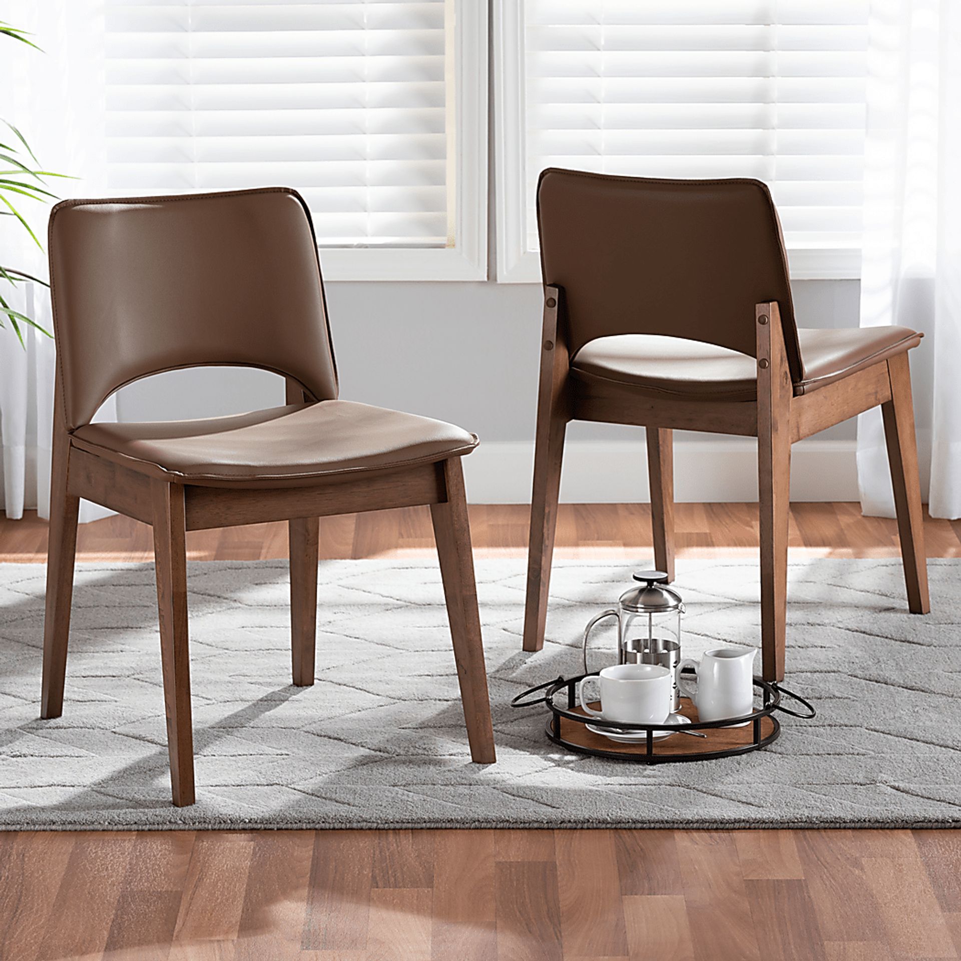 Willmohr Walnut Side Chair, Set of 2 - Image 6