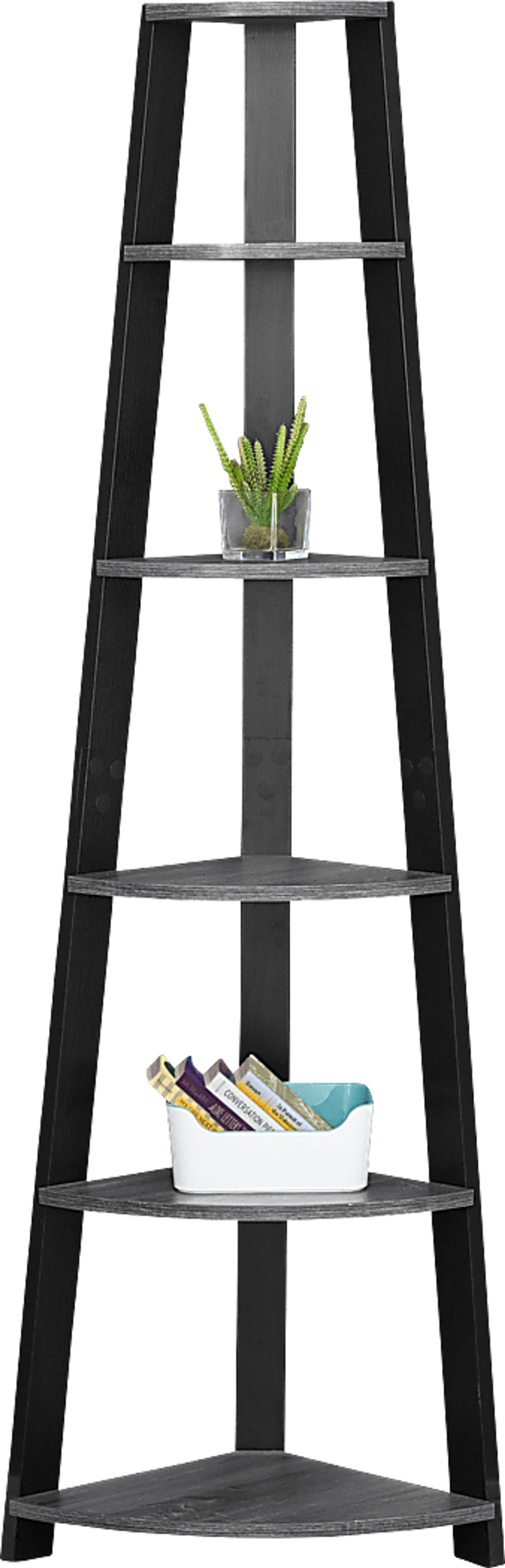 Willomet Gray Bookcase - Image 1
