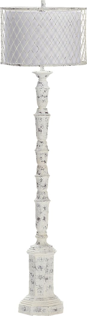 Willow Way White Floor Lamp