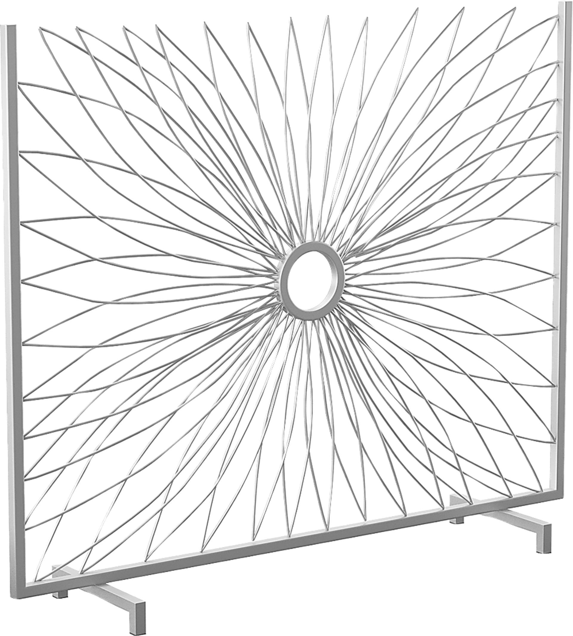 Willowblue Silver Fireplace Screen - Image 2