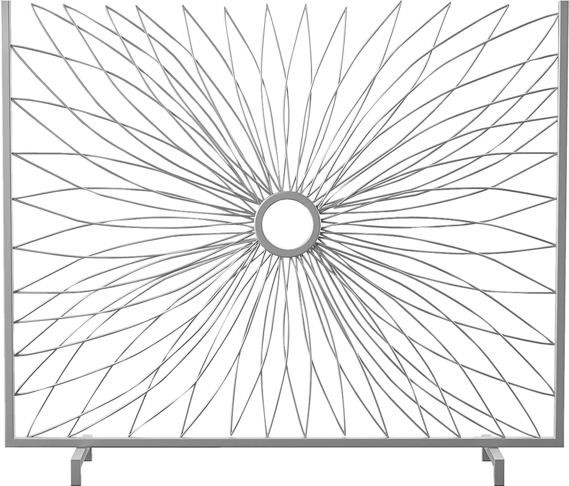 Willowblue Silver Fireplace Screen - Image 1