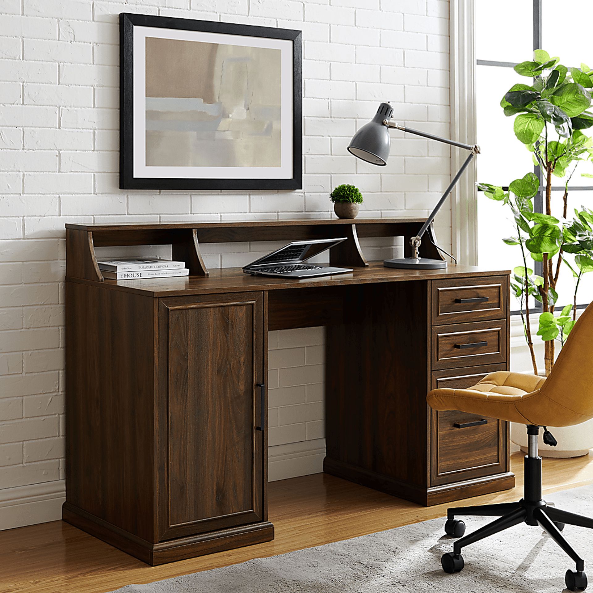 Willowbrae Walnut Desk - Image 3