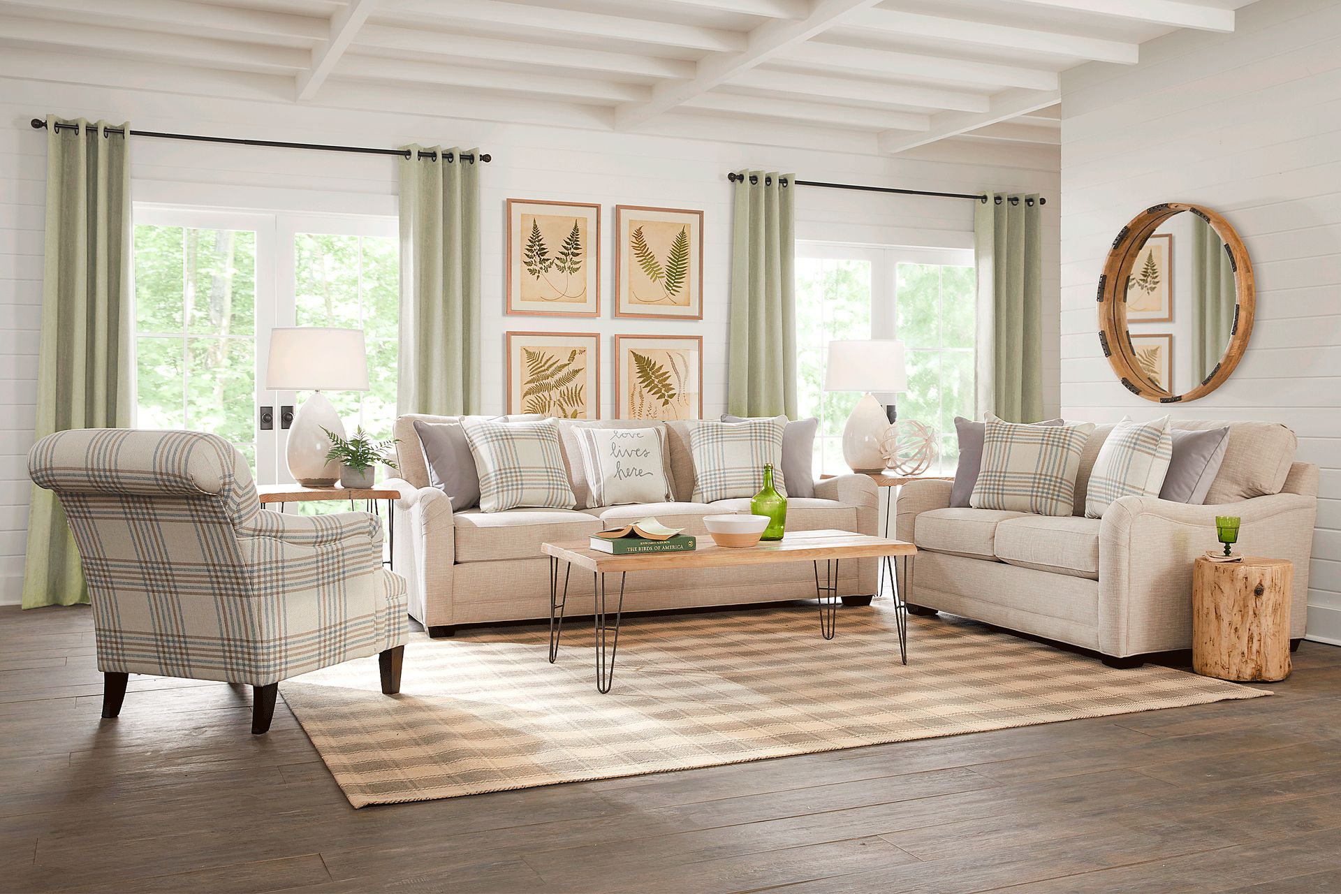 Willowbrook Stone 7 Pc Living Room - Image 1