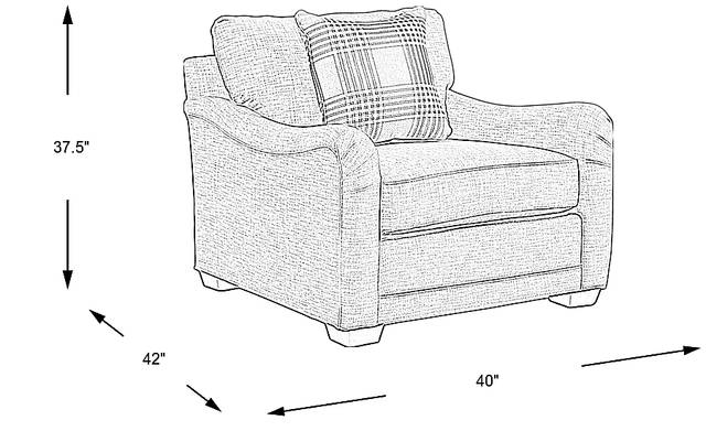 Dimension Image. Please refer to the Dimension Tab on this page for dimension details.