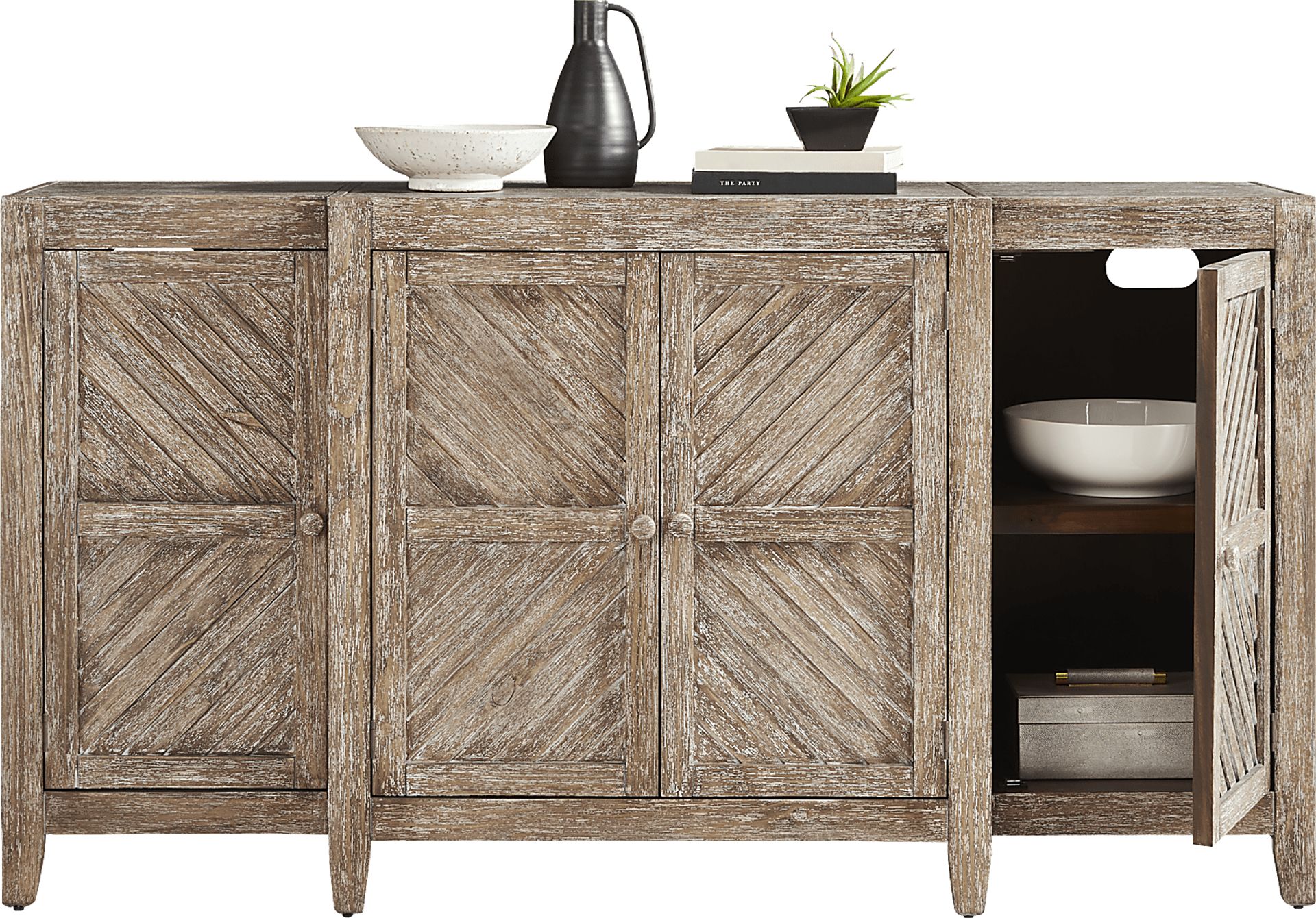 Willowcrest Brown 72 in. Credenza - Image 2