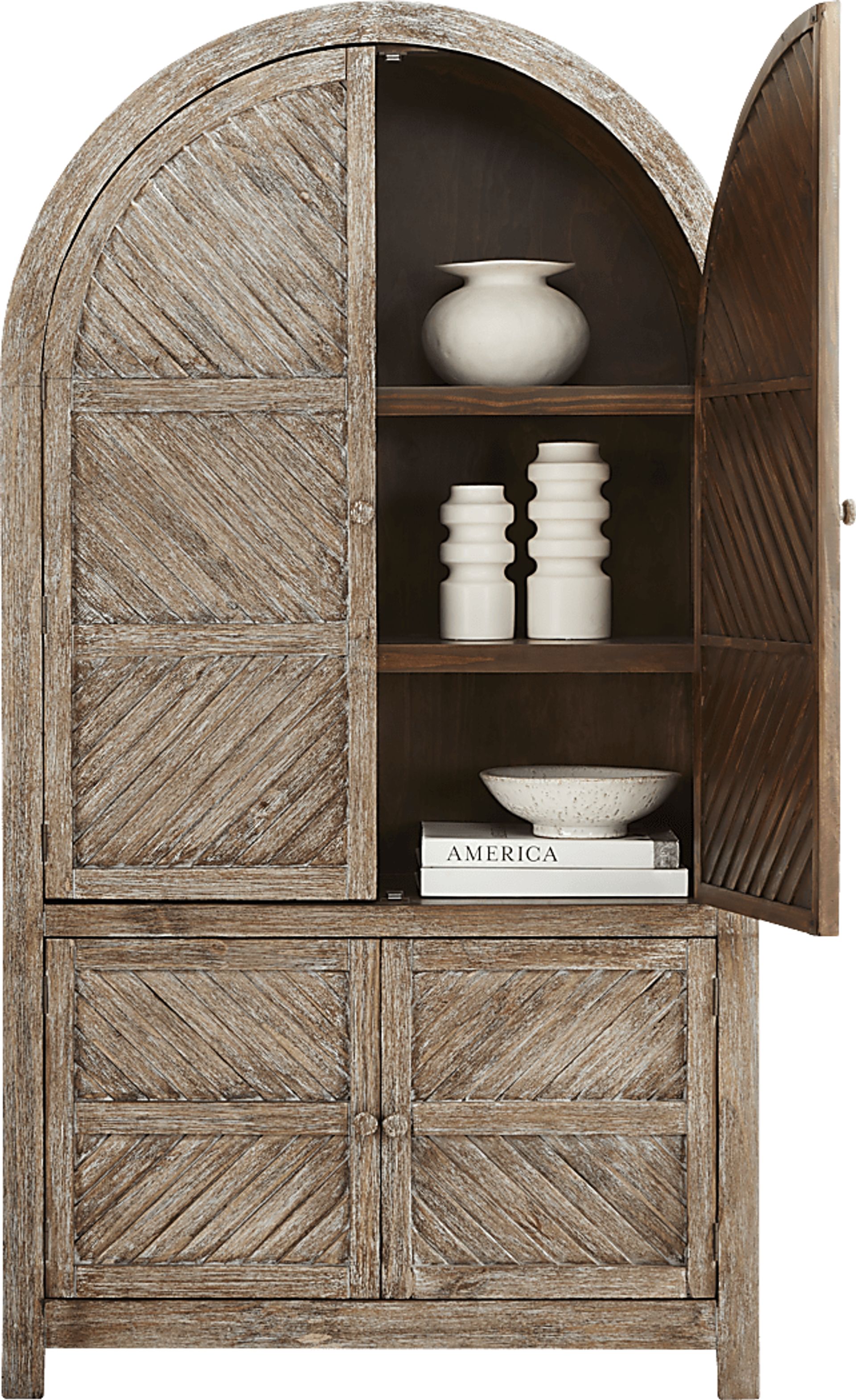 Willowcrest Brown Cabinet - Image 2