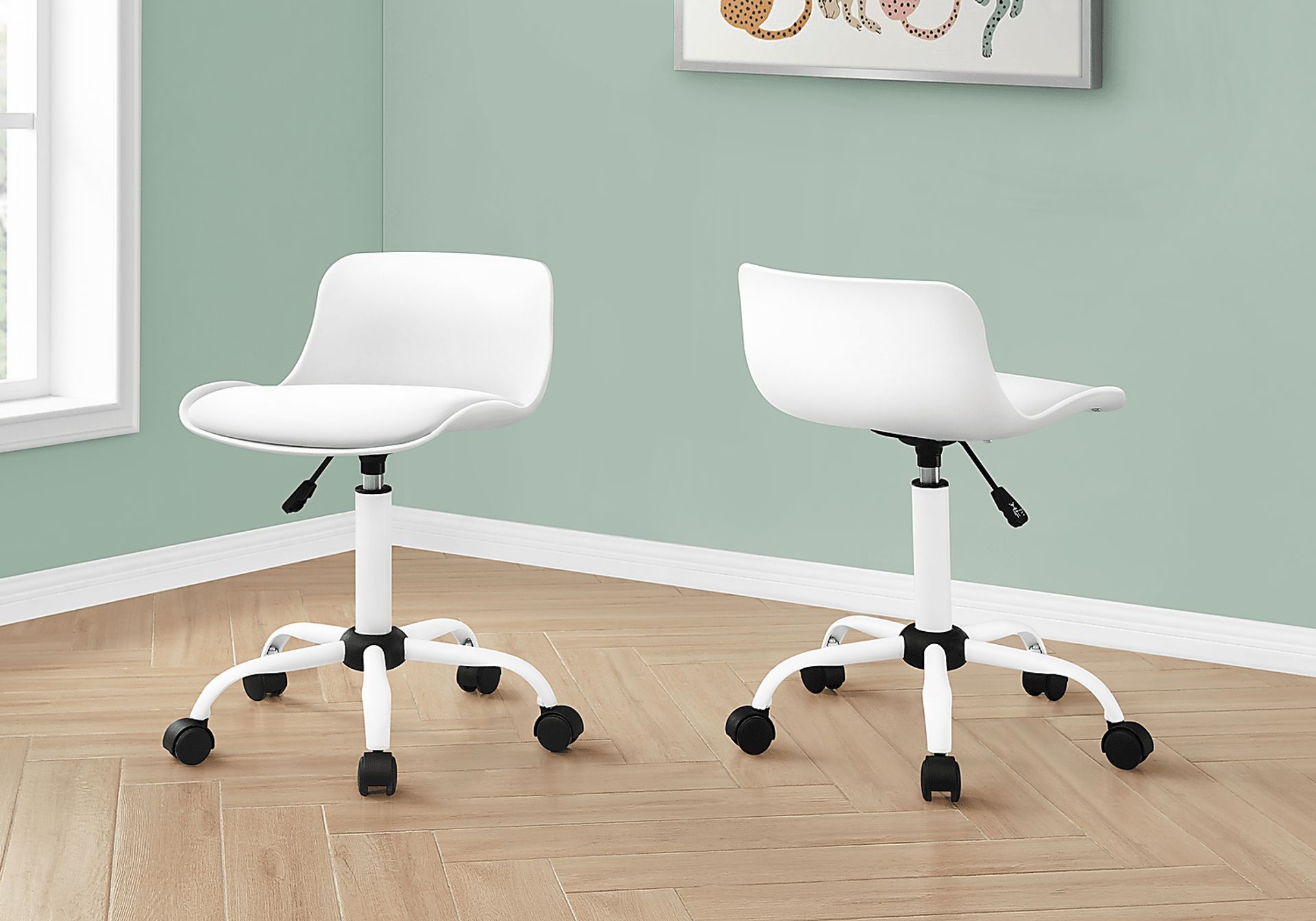 Willowcrossing White Office Chair - Image 9