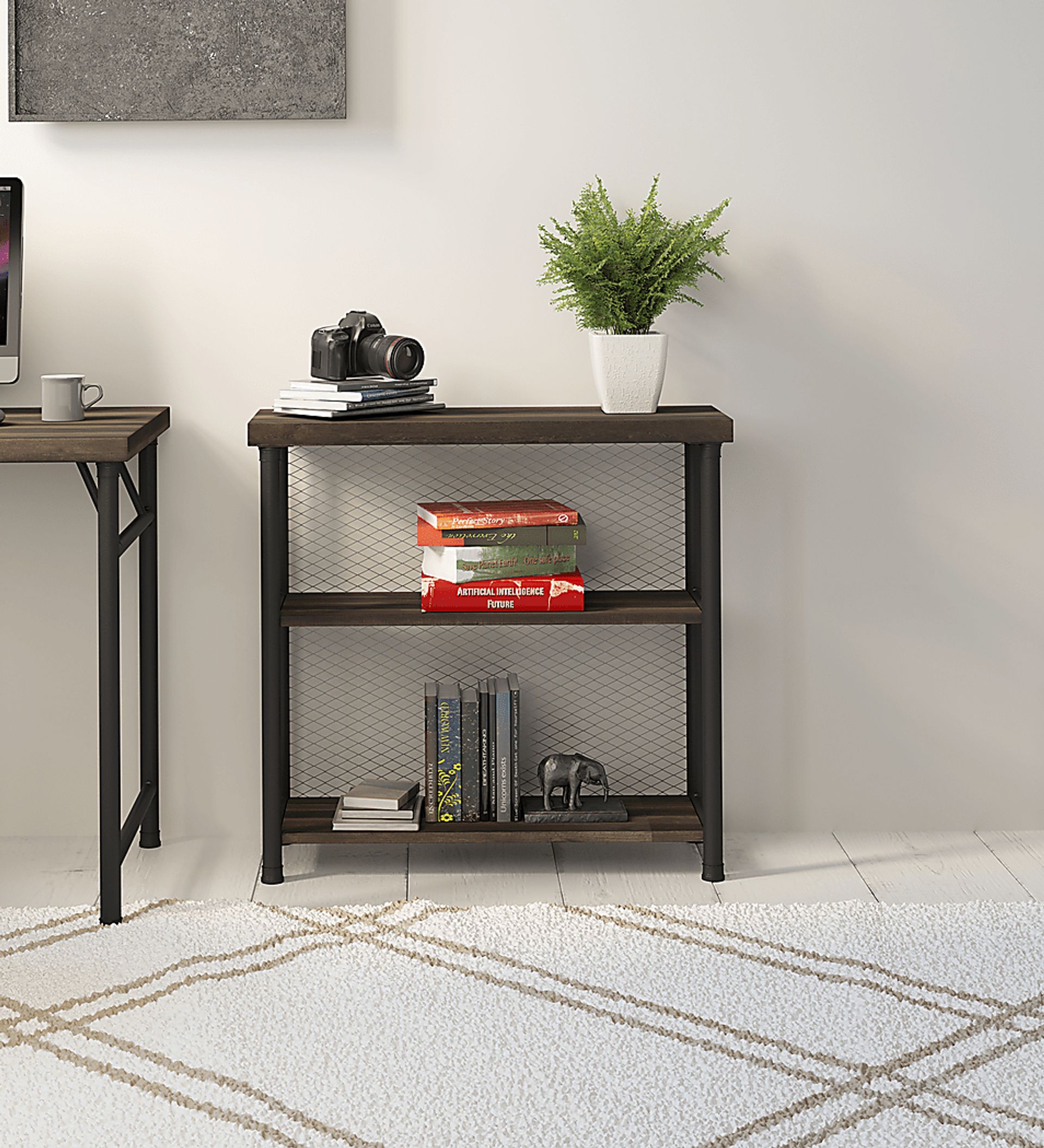 Willowmeade Brown Bookcase - Image 7