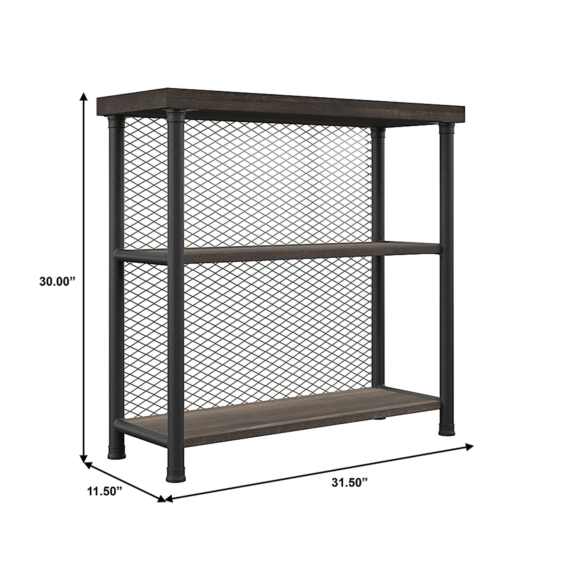 Willowmeade Brown Bookcase - Image 9