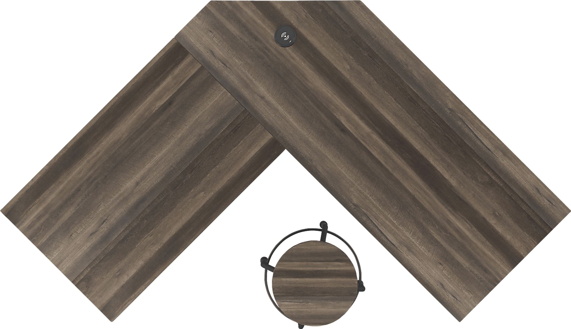 Willowmeade Brown Desk - Image 4