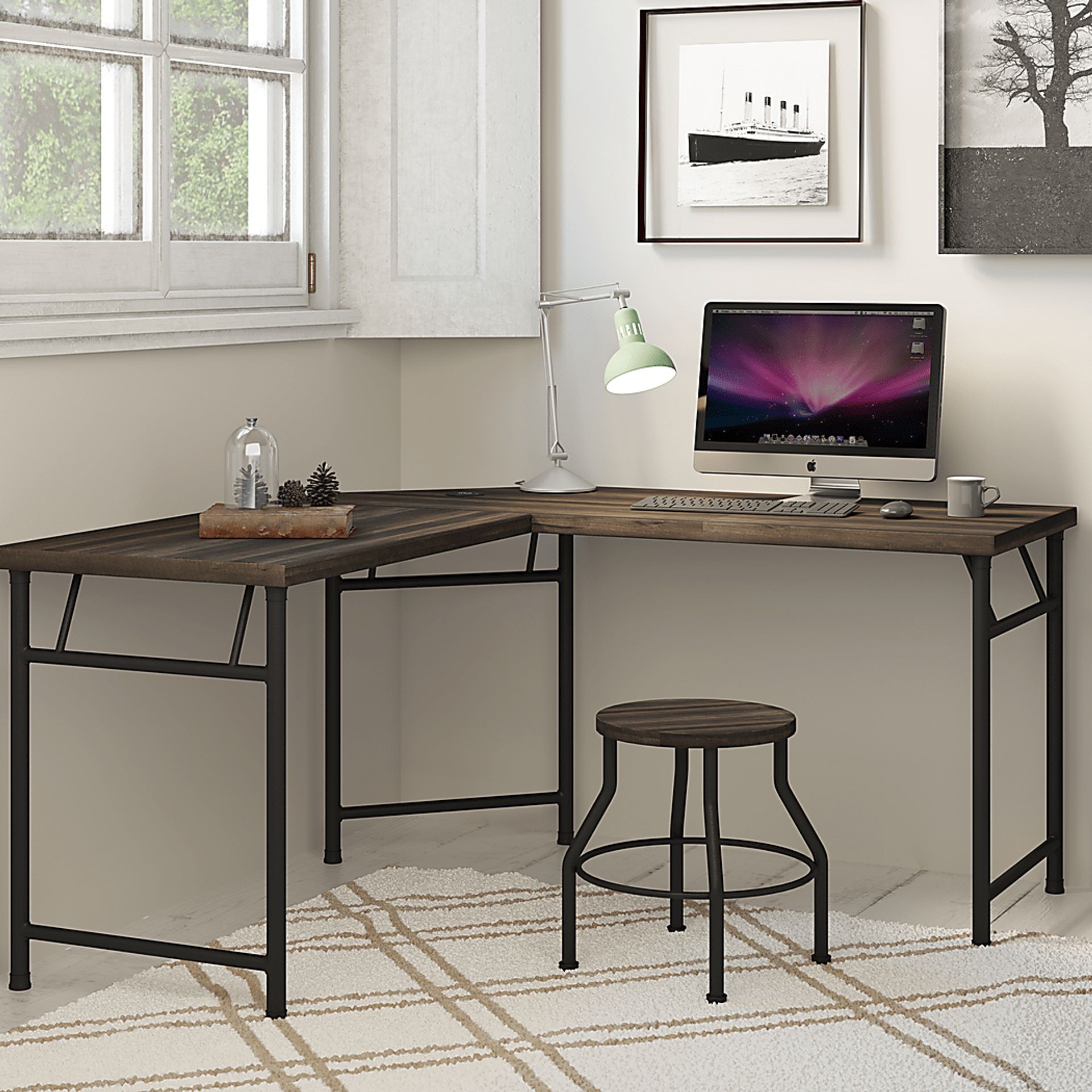 Willowmeade Brown Desk - Image 7
