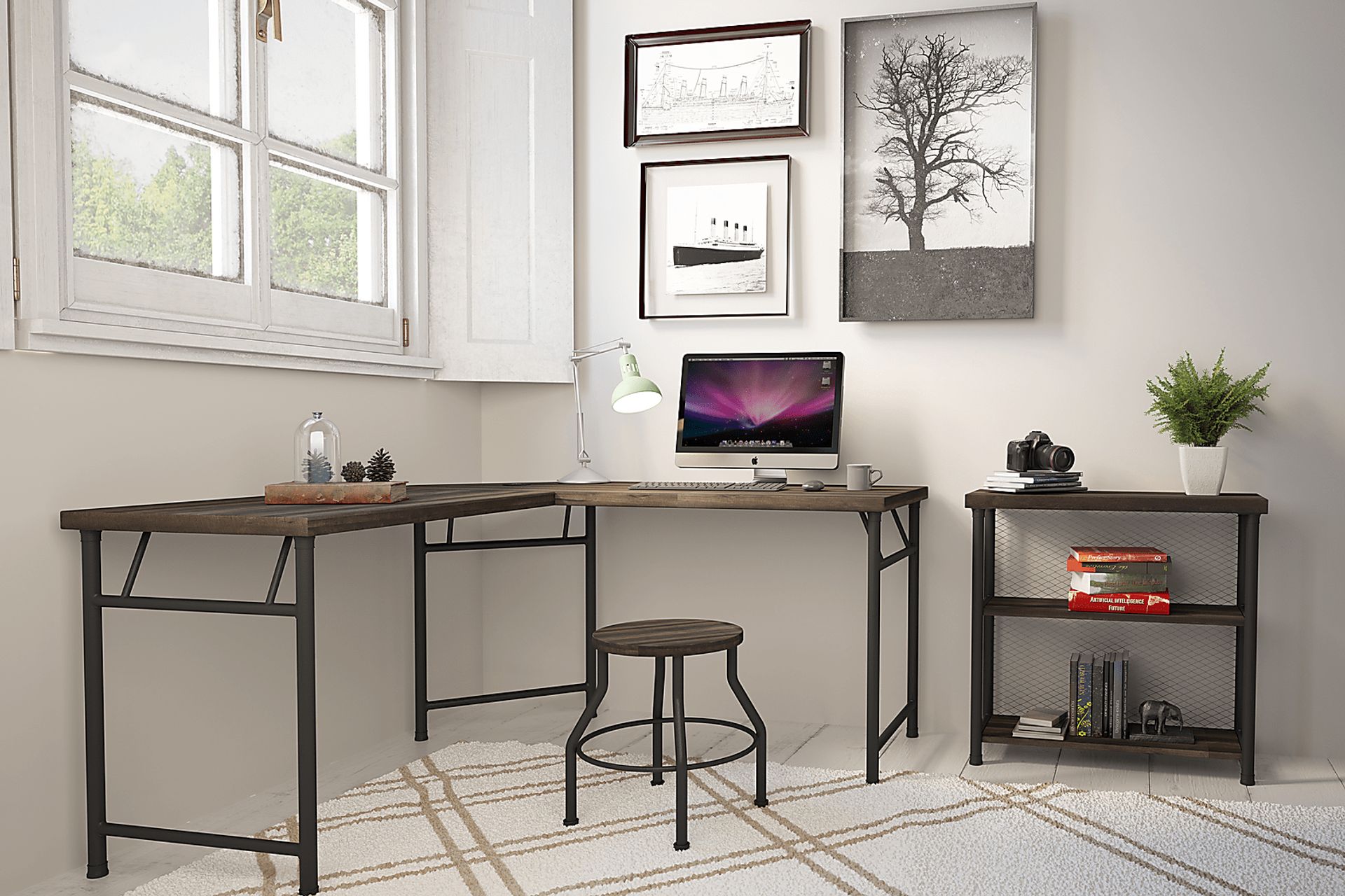 Willowmeade Brown Desk - Image 8