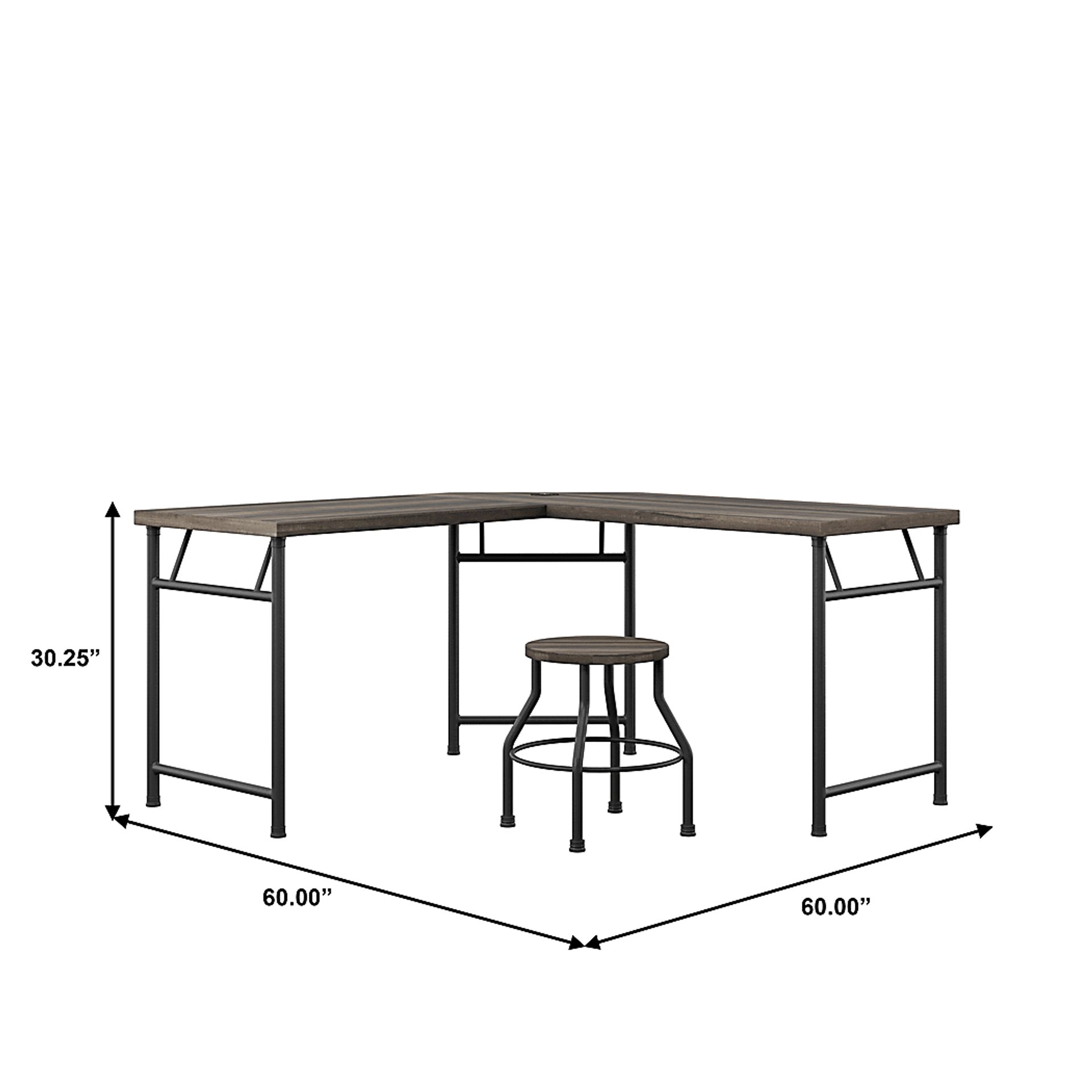 Willowmeade Brown Desk - Image 9