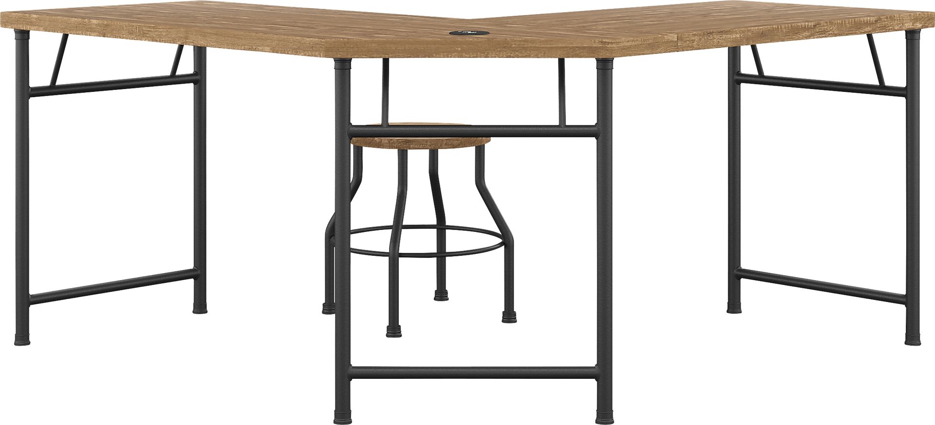 Willowmeade Oak Desk - Image 3