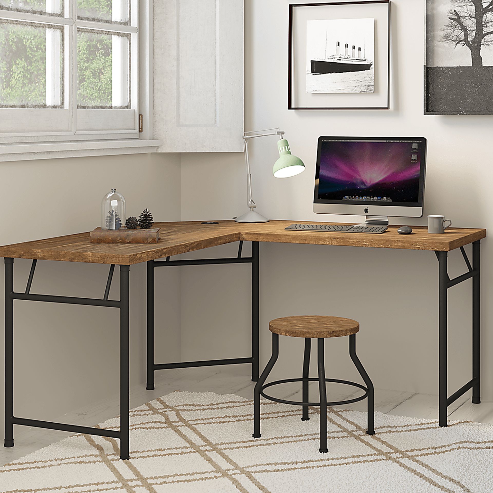 Willowmeade Oak Desk - Image 8