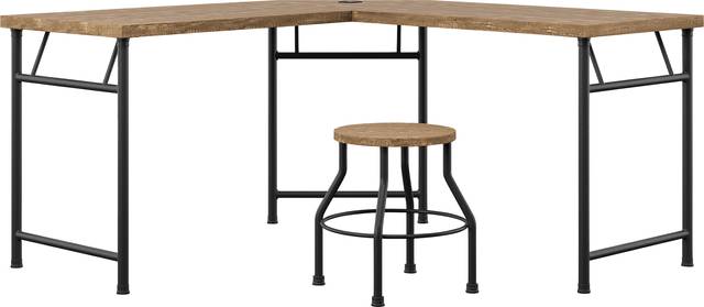 Willowmeade Oak Desk - Thumbnail - Image 1