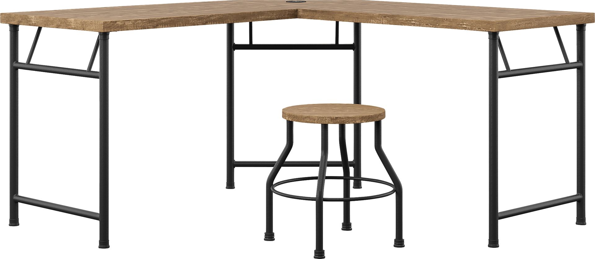 Willowmeade Oak Desk - Image 1
