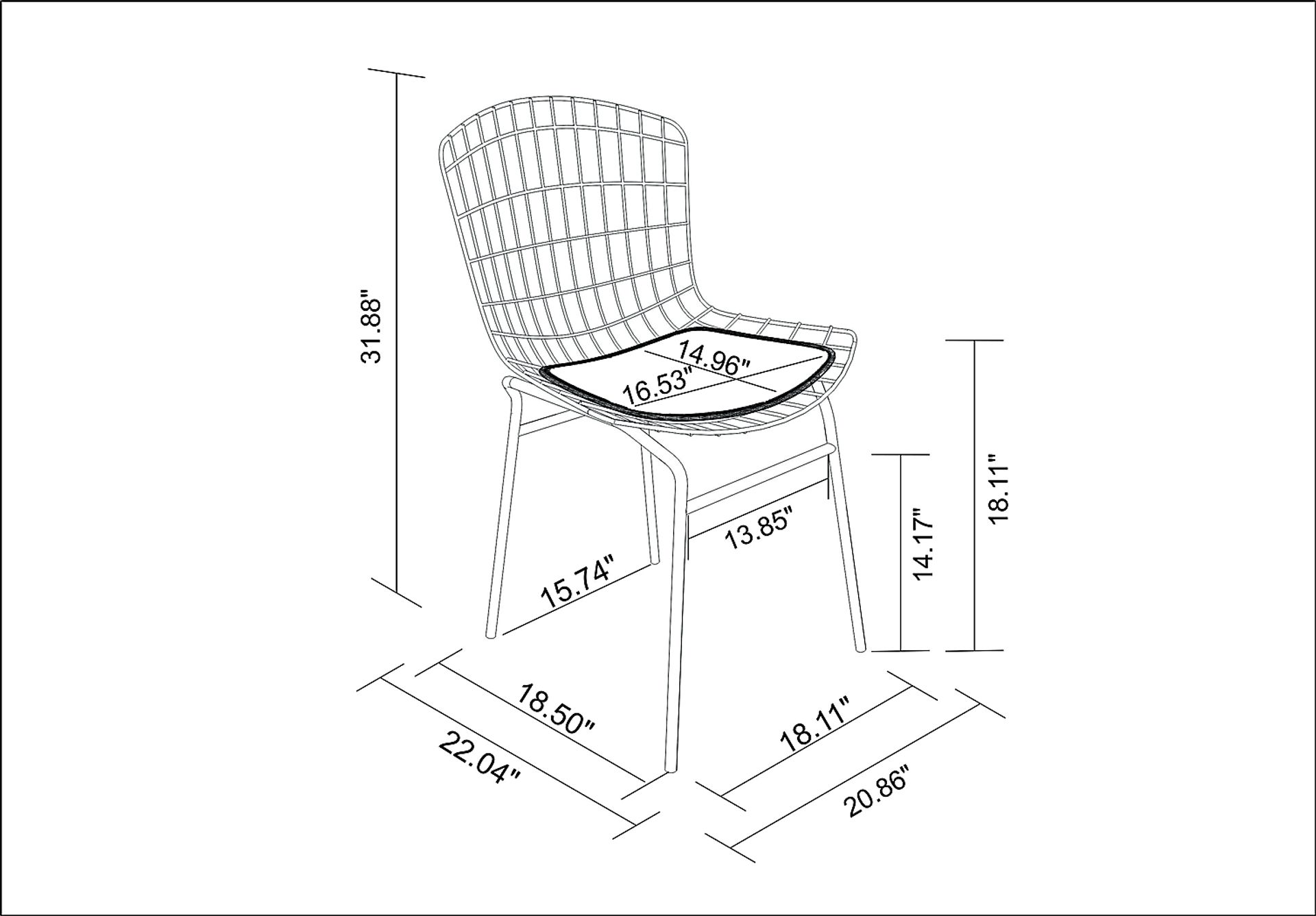 Willowrun Black Side Chair, Set of 2 - Image 7