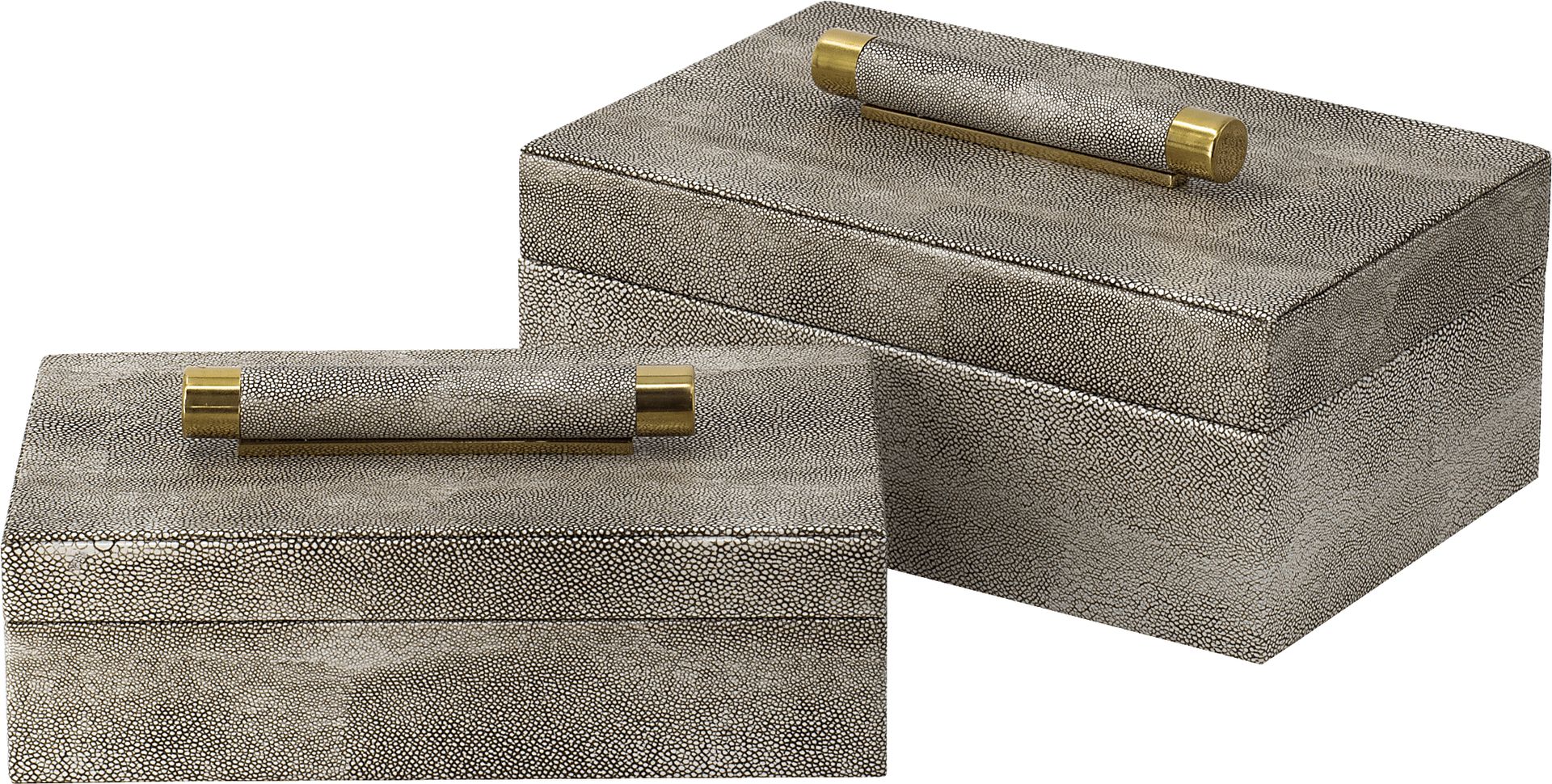 Willowstem II Gray Box, Set of 2 - Image 1