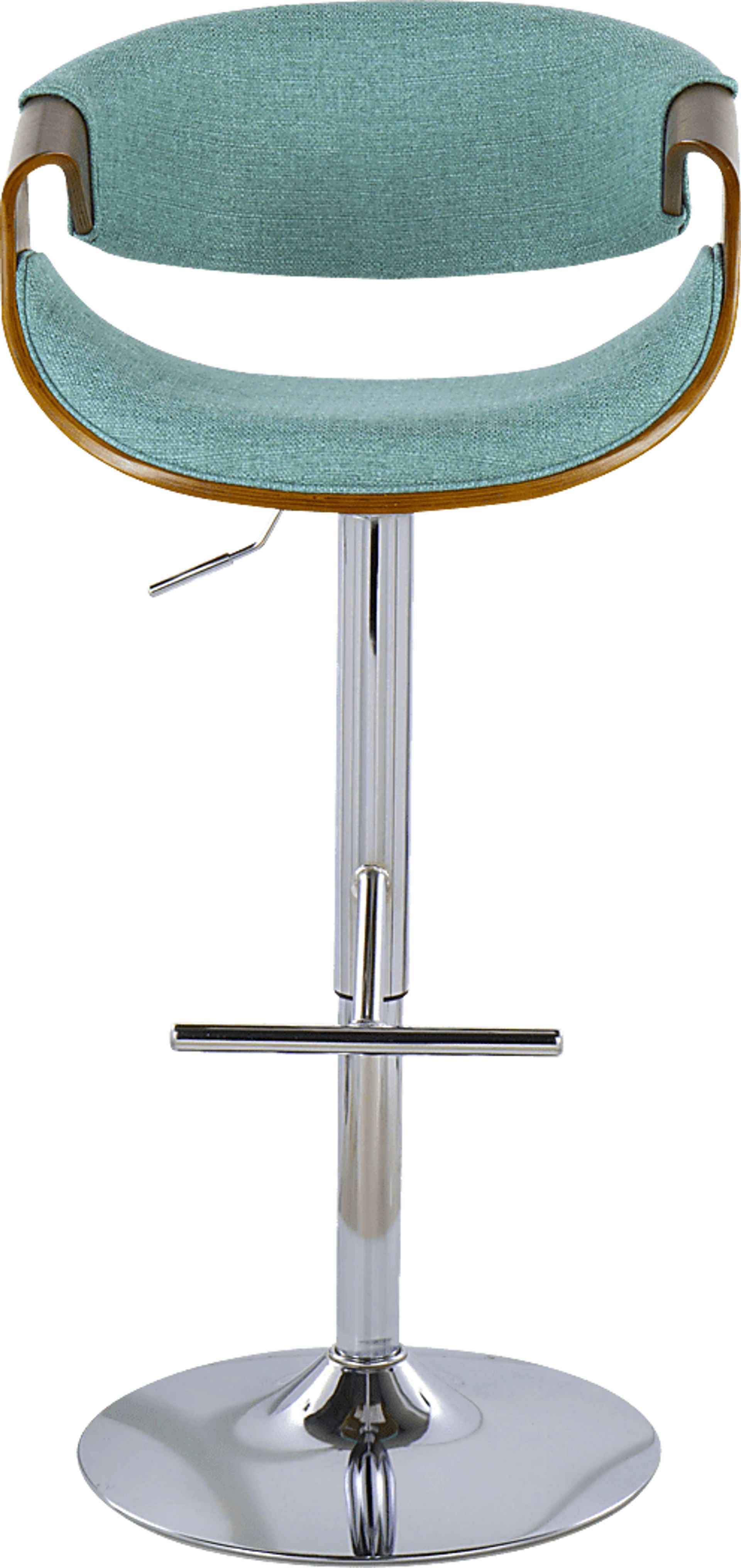 Willowwick Teal Adjustable Barstool, Set of 2 - Image 3