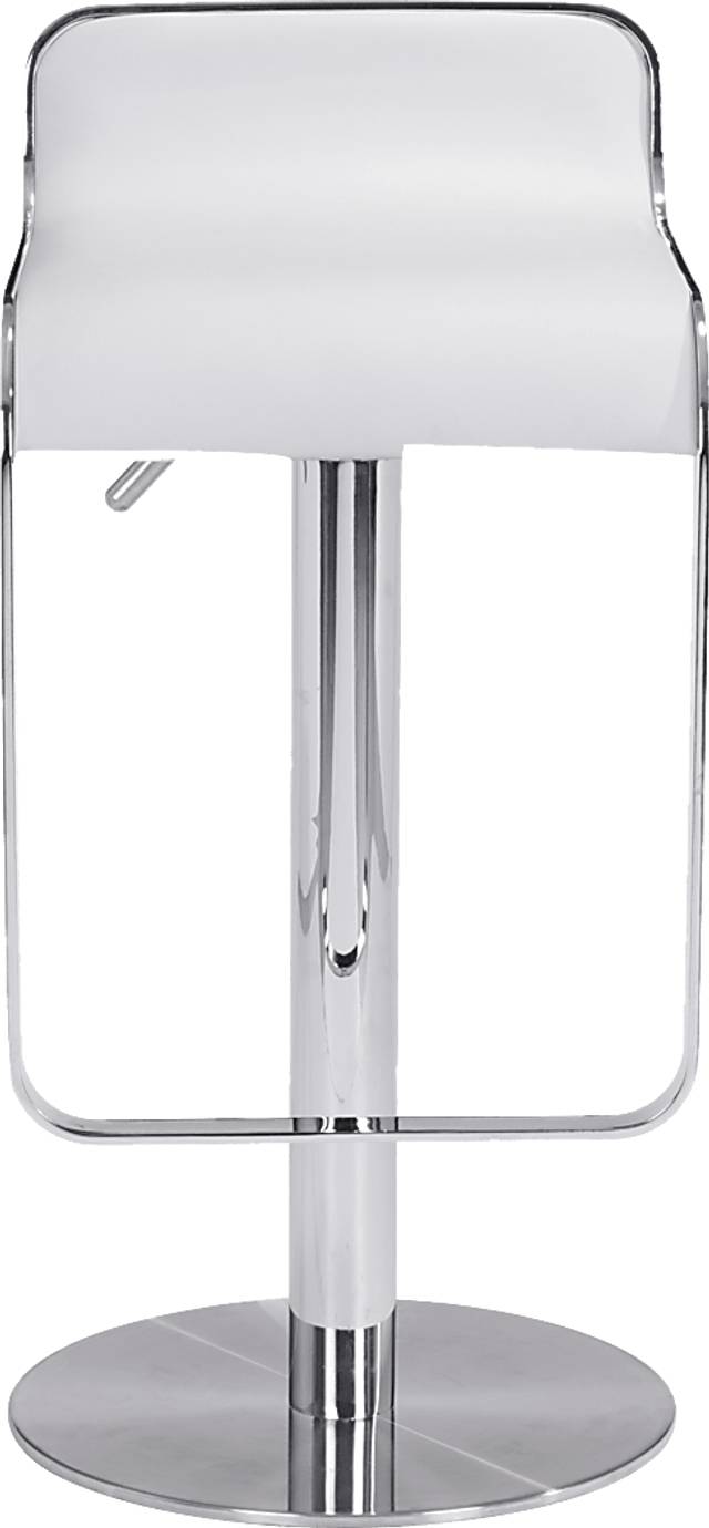 Willsada White Adjustable Bar Stool - Thumbnail - Image 4