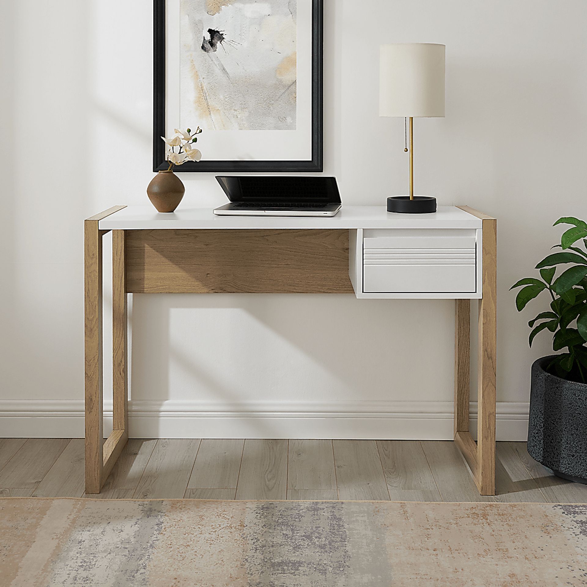 Willshire White Desk - Image 4