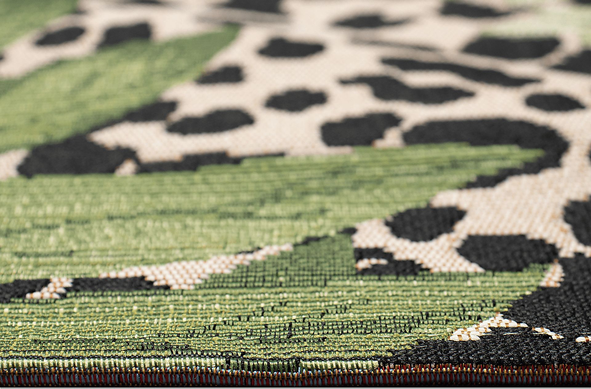 Willtown Green 4'10 x 7'6 Indoor/Outdoor Rug - Image 4