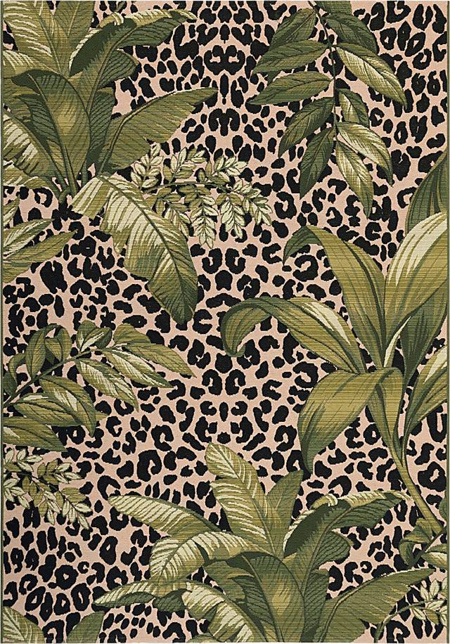 Willtown Green 6'6 x 9'4 Indoor/Outdoor Rug - Thumbnail - Image 1
