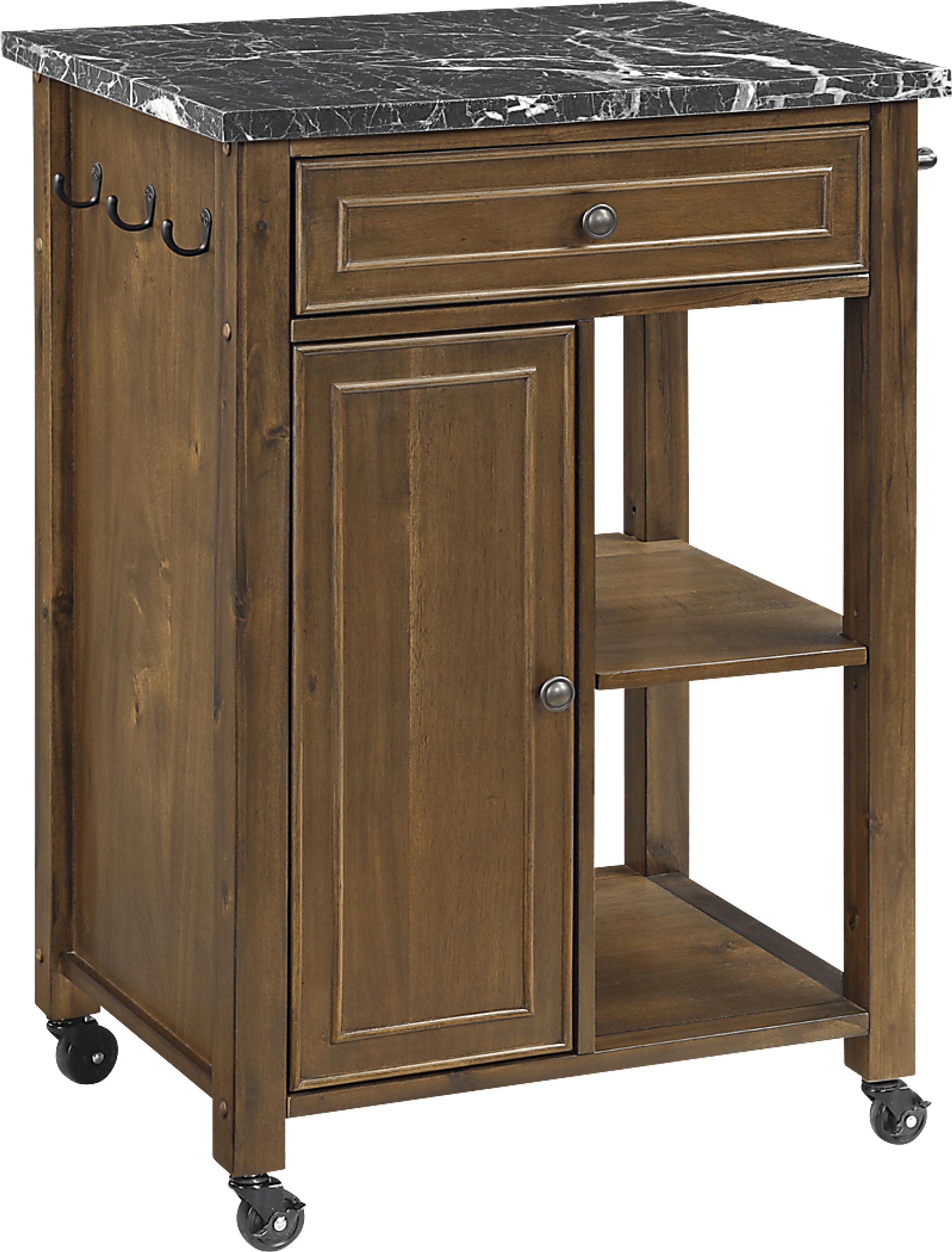 Wilm Oak Kitchen Cart - Image 1