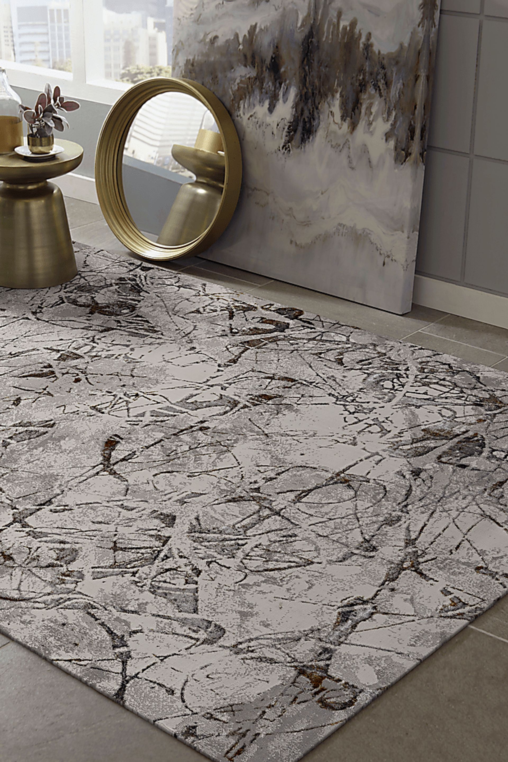 Wilmagne Ivory 5'3 x 7'7 Rug - Image 2