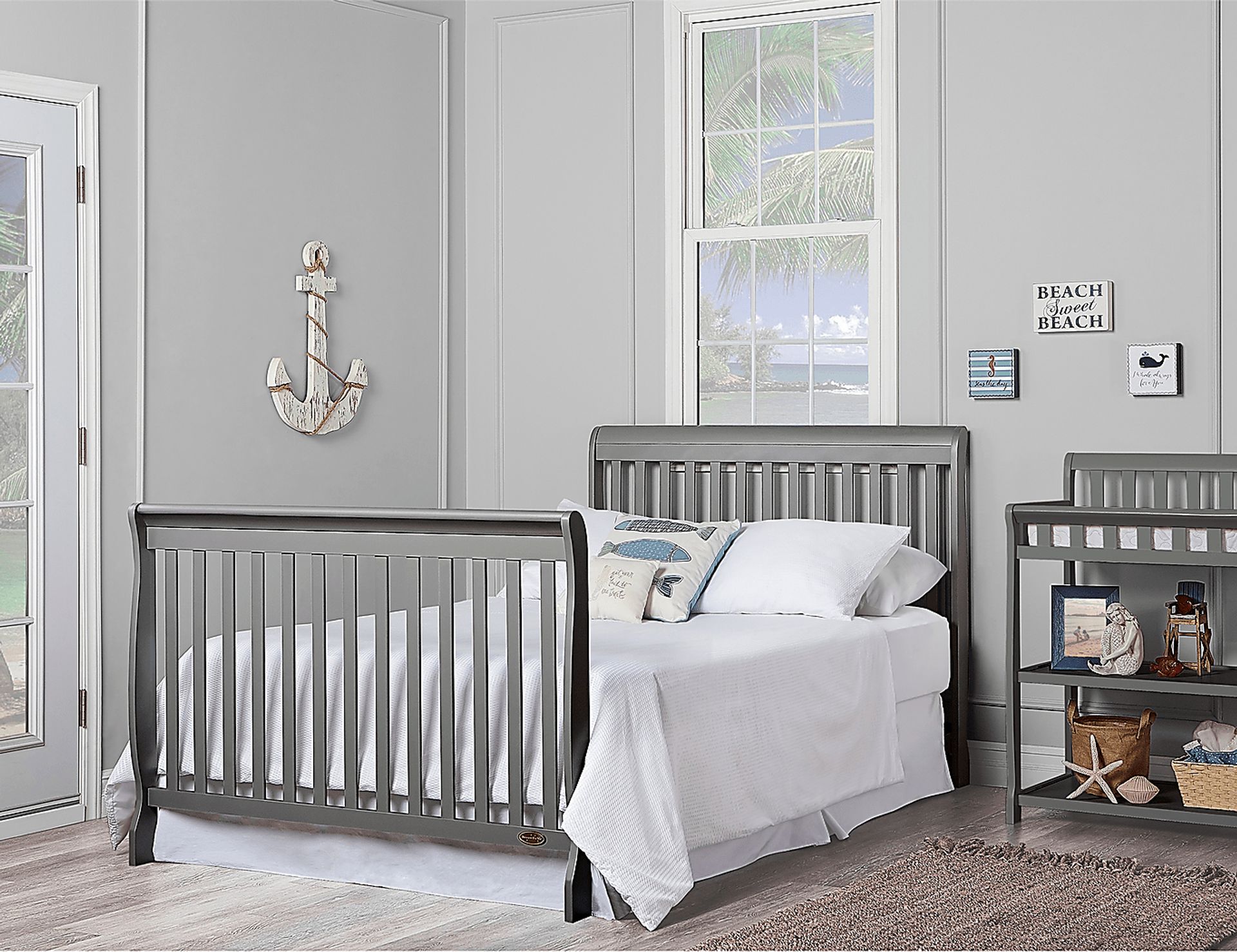 Wilmore Gray Convertible Crib - Image 12