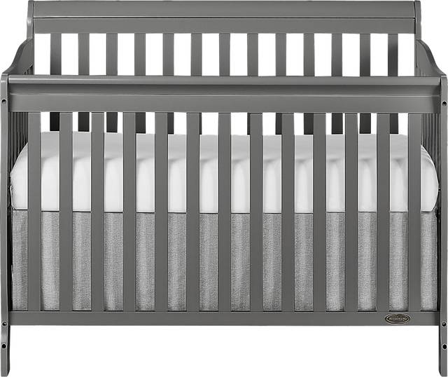 Wilmore Gray Convertible Crib - Thumbnail - Image 3