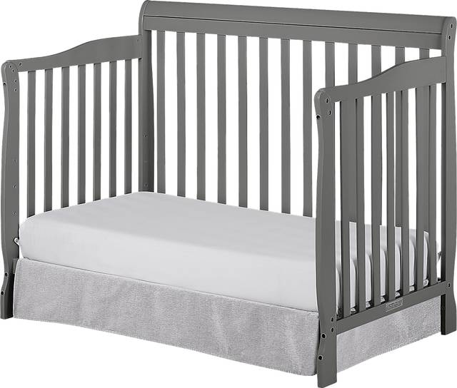 Wilmore Gray Convertible Crib - Thumbnail - Image 5
