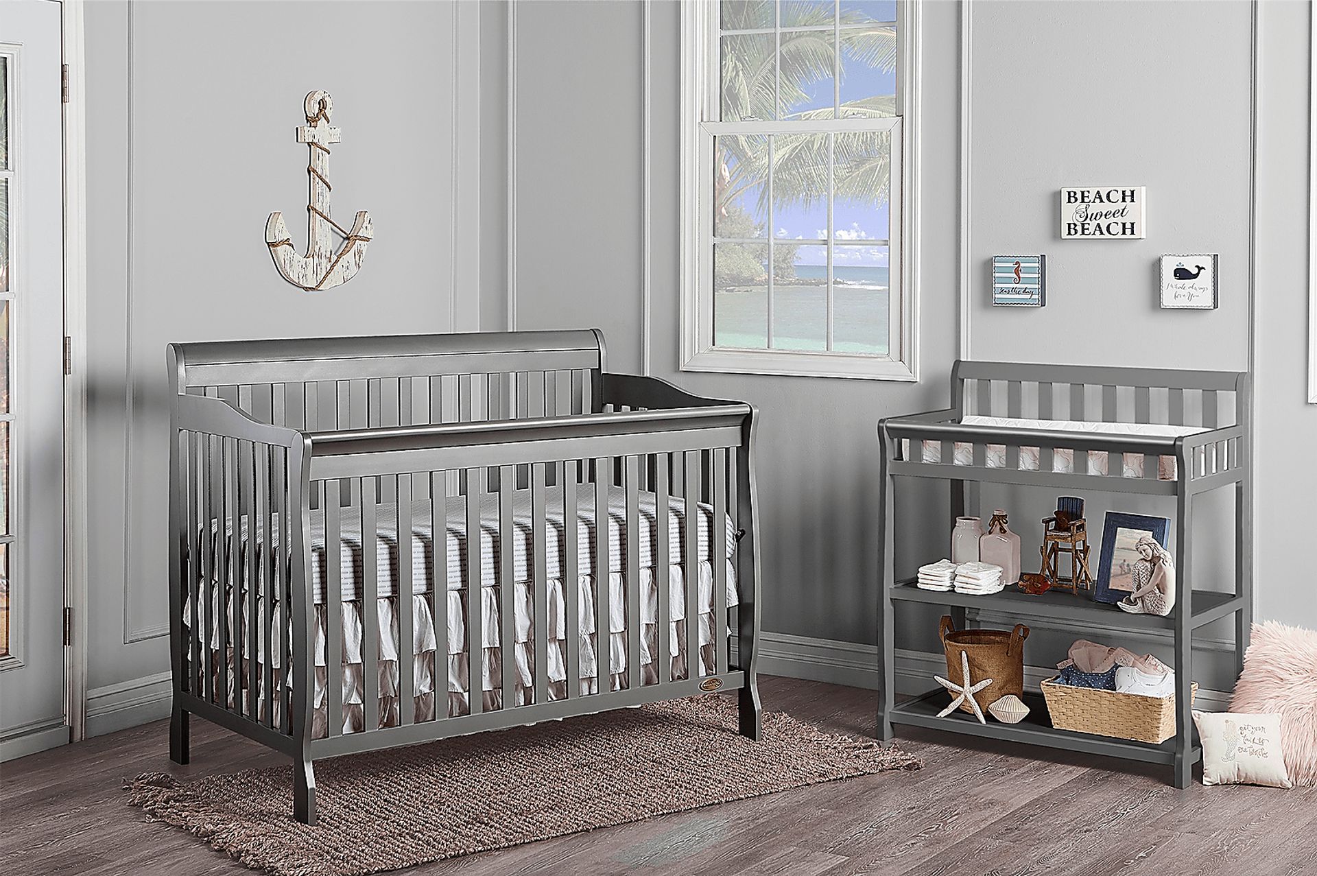 Wilmore Gray Convertible Crib - Image 9