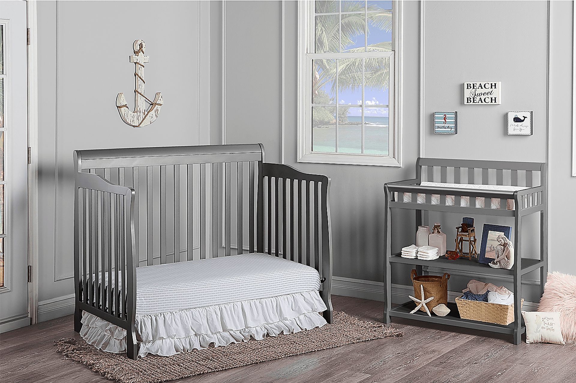 Wilmore Gray Convertible Crib - Image 11